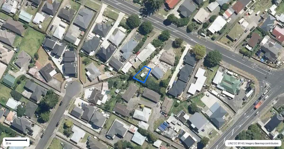 Property context map for 9/168 Buckland Road, Mangere East, Auckland