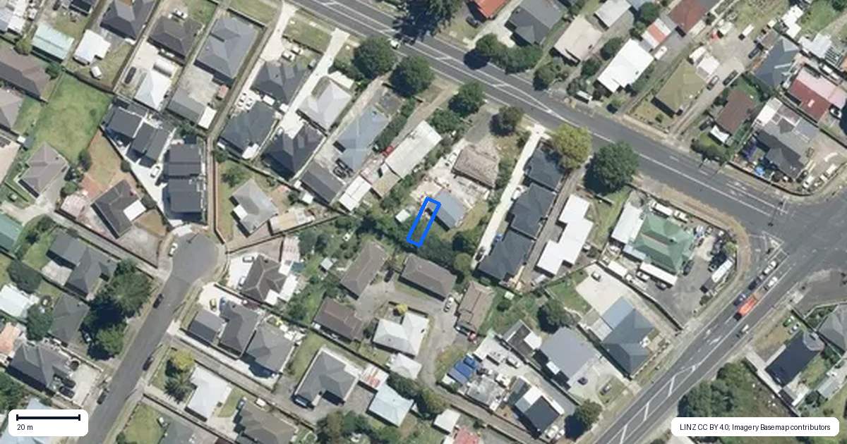 Property context map for 8/168 Buckland Road, Mangere East, Auckland