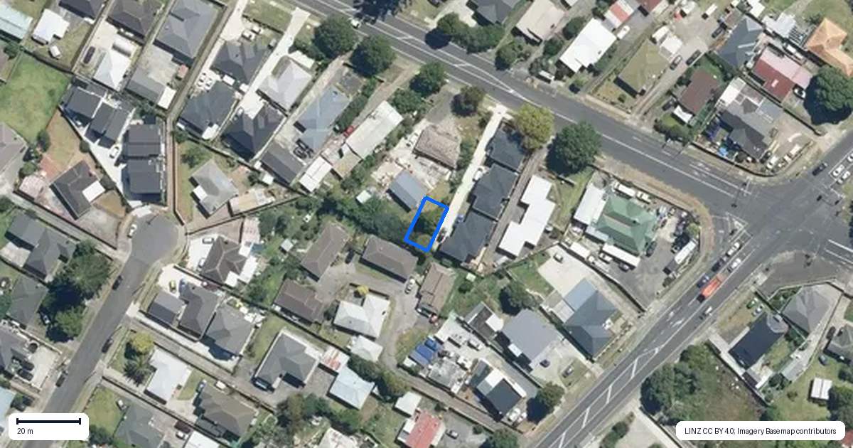 Property context map for 5/168 Buckland Road, Mangere East, Auckland