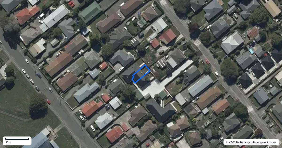 Property context map for 2/19B Torrens Road, Hillmorton, Christchurch