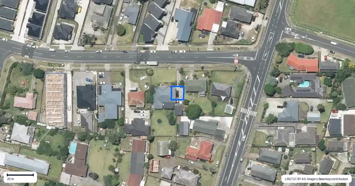 Property context map for 2/6 Pah Road, Papatoetoe, Auckland