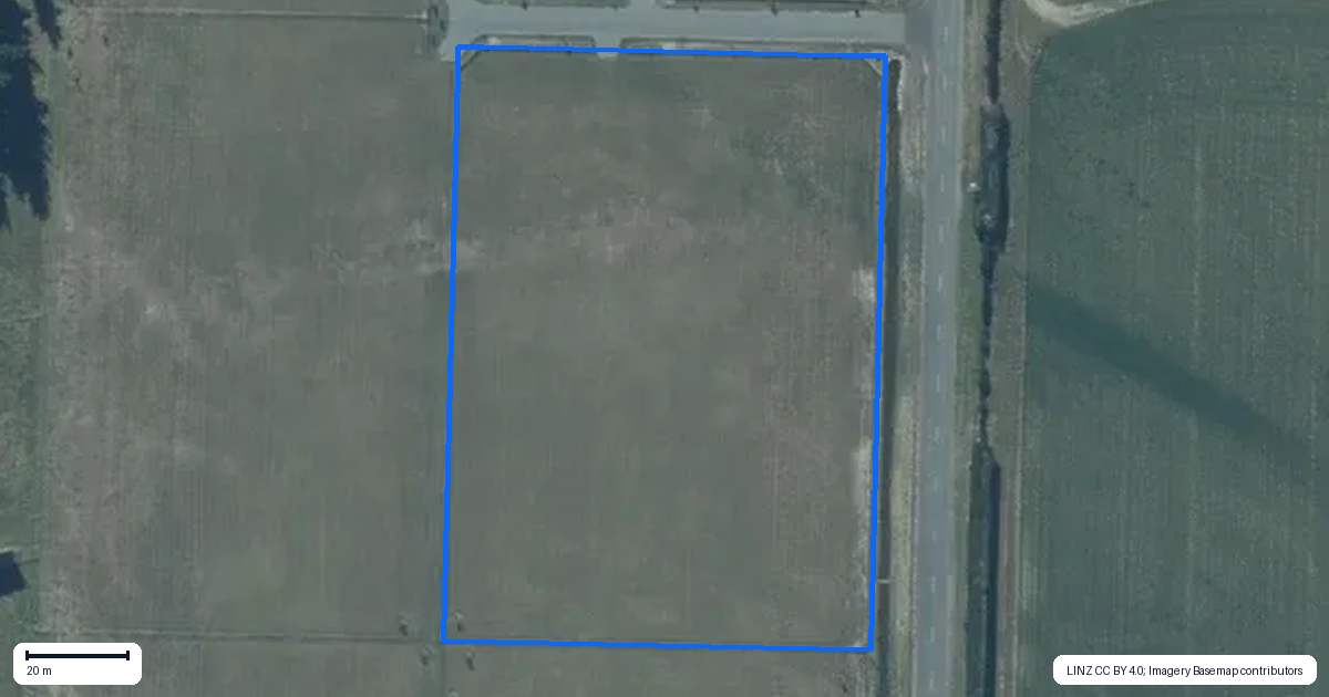 Property context map for 949A Sandy Knolls Road, West Melton