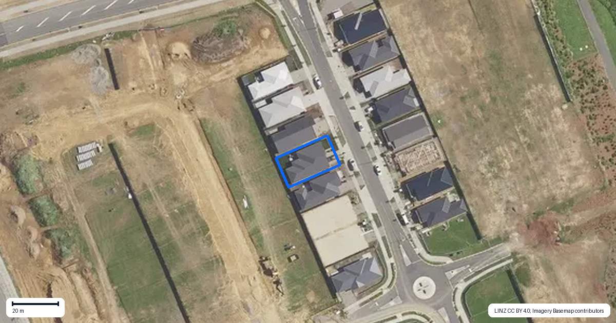 Property context map for 10 Te Rina Boulevard, Omokoroa