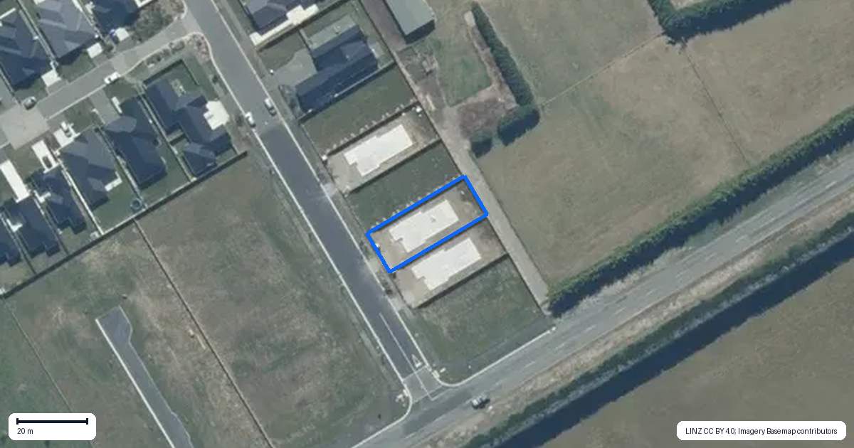 Property context map for 19 Nancy Wake Street, Rolleston