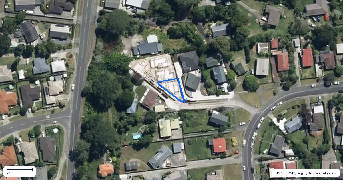 Property context map for 19A Kellett Road, Ranui, Auckland