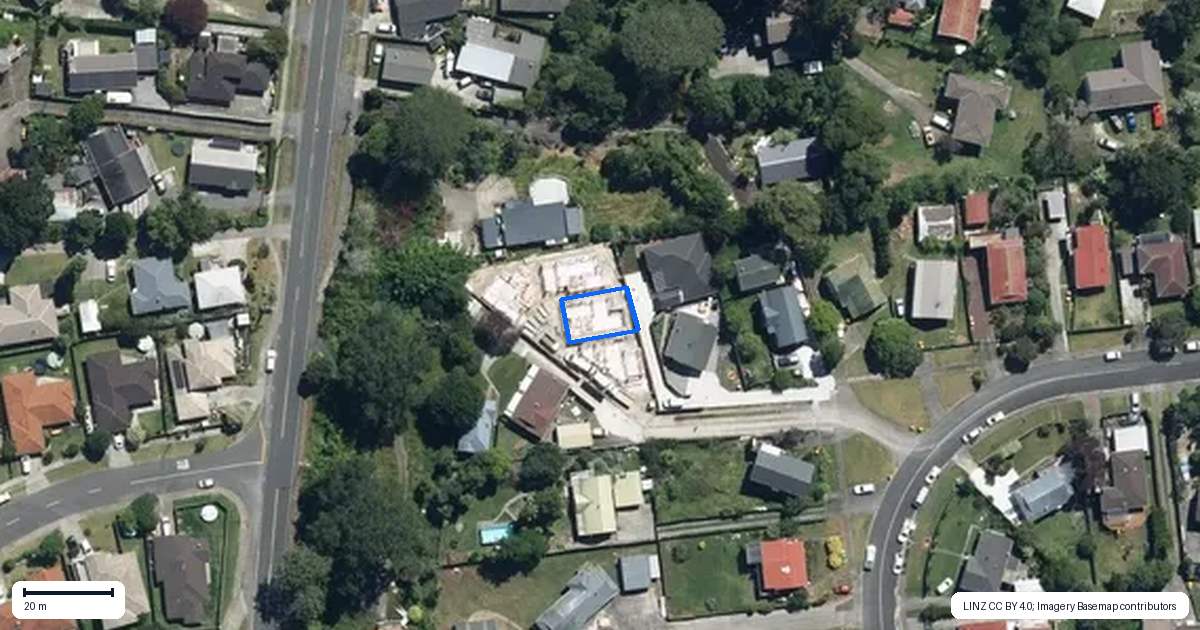 Property context map for 19B Kellett Road, Ranui, Auckland