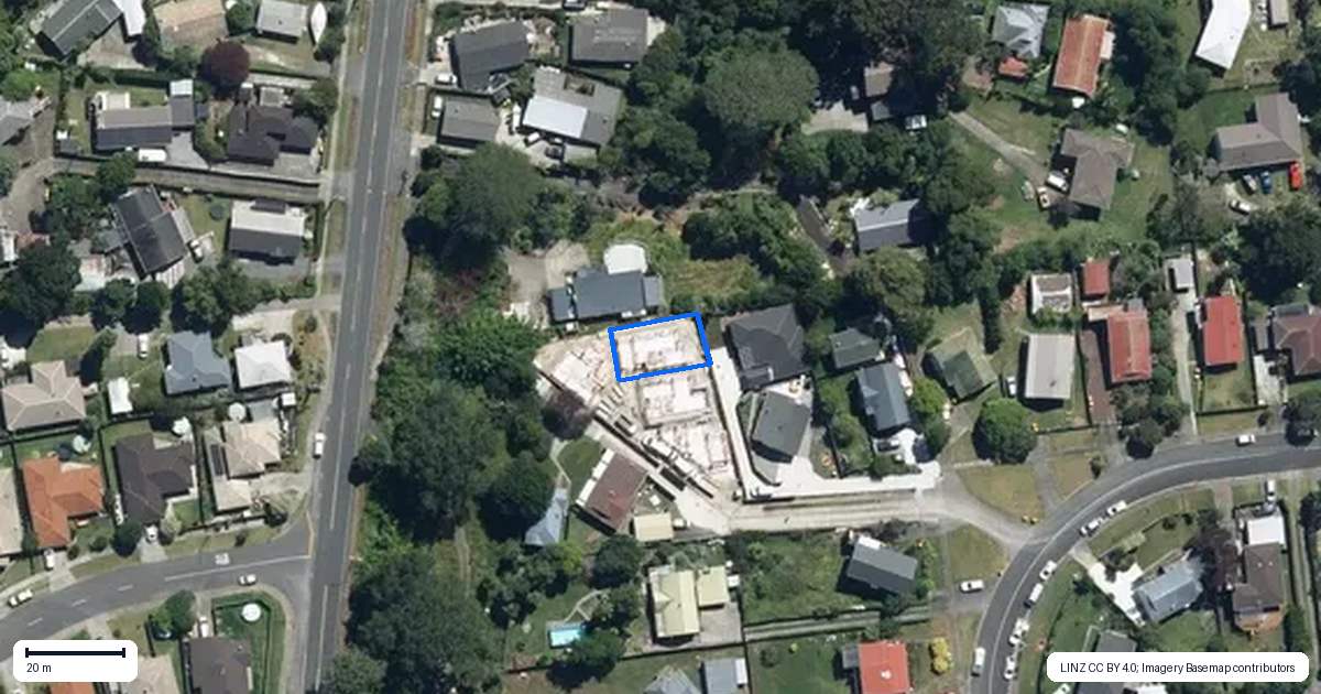 Property context map for 19C Kellett Road, Ranui, Auckland