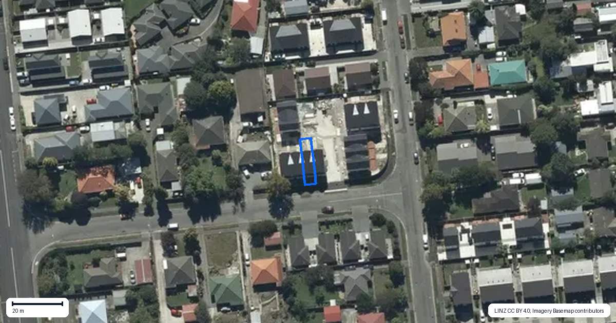 Property context map for 3/2 Puna Street, Riccarton, Christchurch
