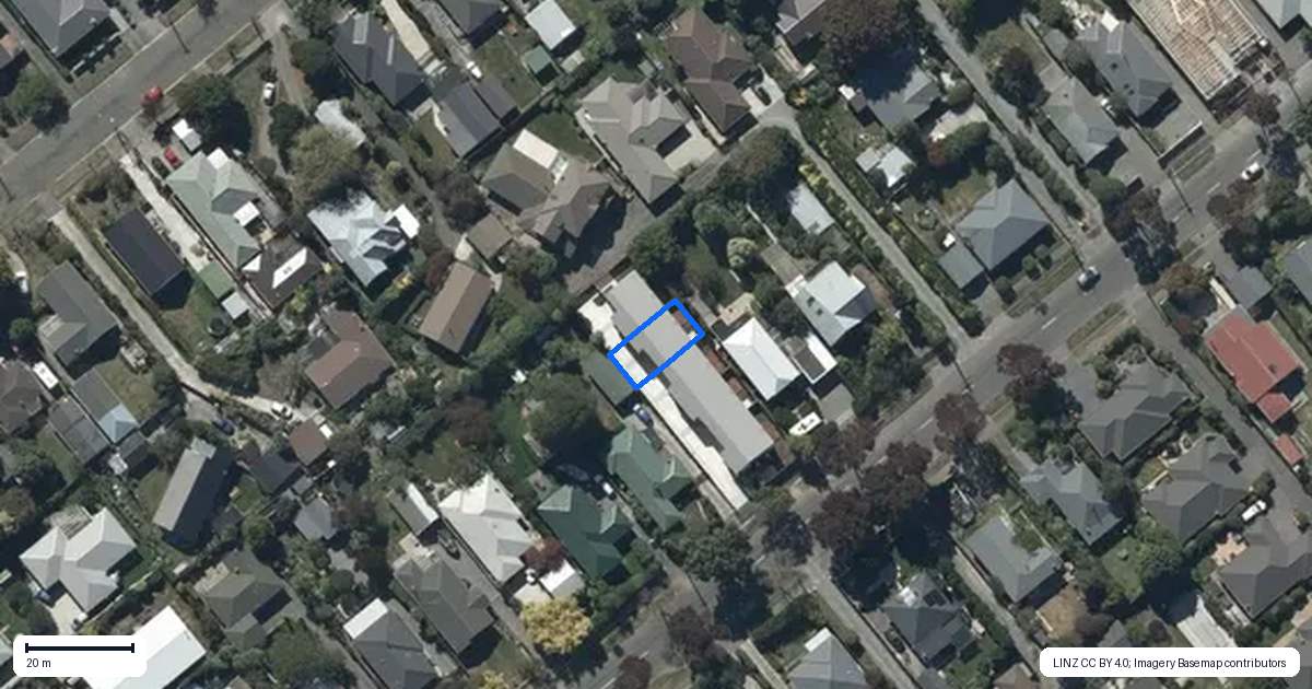 Property context map for 4/89 Rose Street, Somerfield, Christchurch