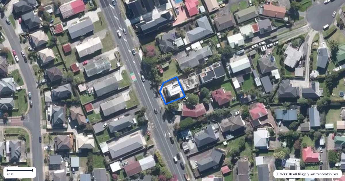 Property context map for 127A Te Atatu Road, Te Atatu South, Auckland