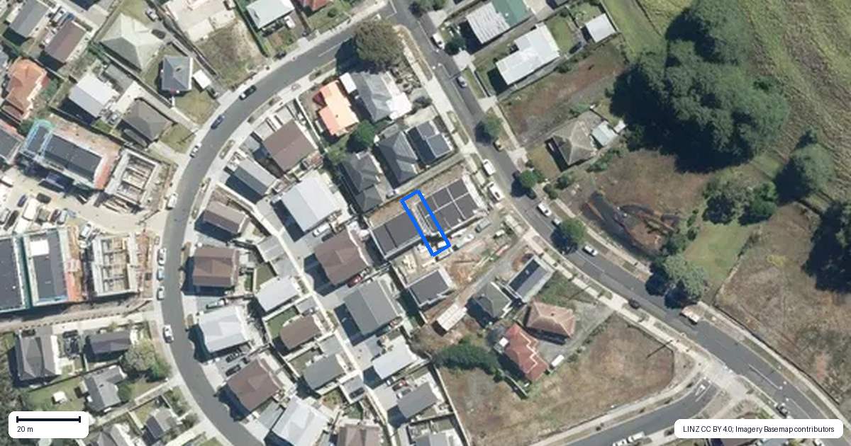 Property context map for 16D Roseman Avenue, Mount Roskill, Auckland