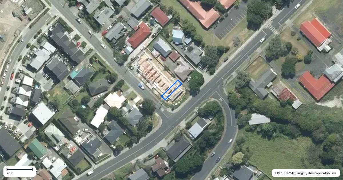 Property context map for 9/98 Tonar Street, Northcote, Auckland