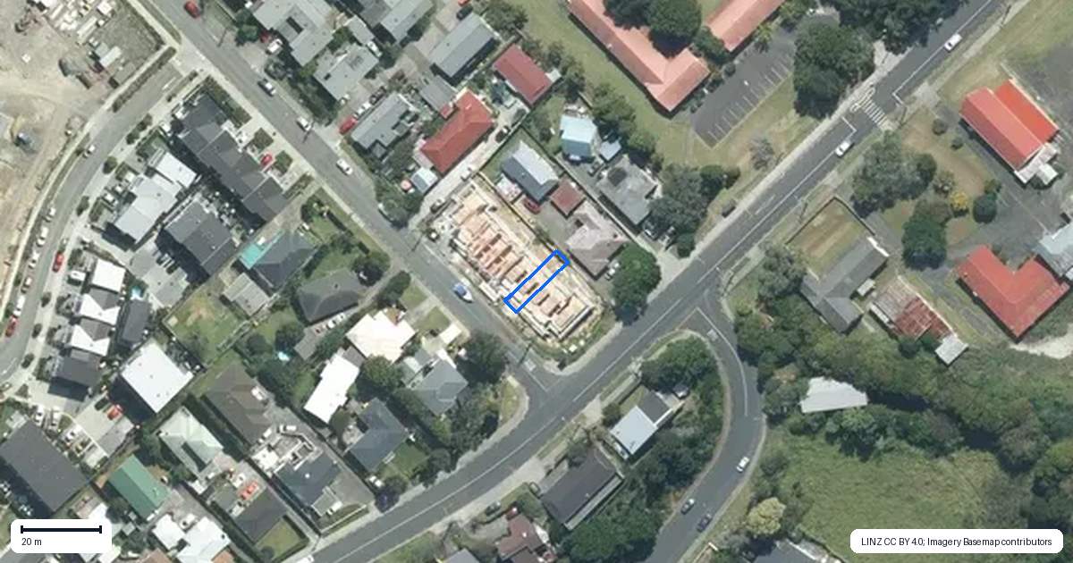Property context map for 7/98 Tonar Street, Northcote, Auckland