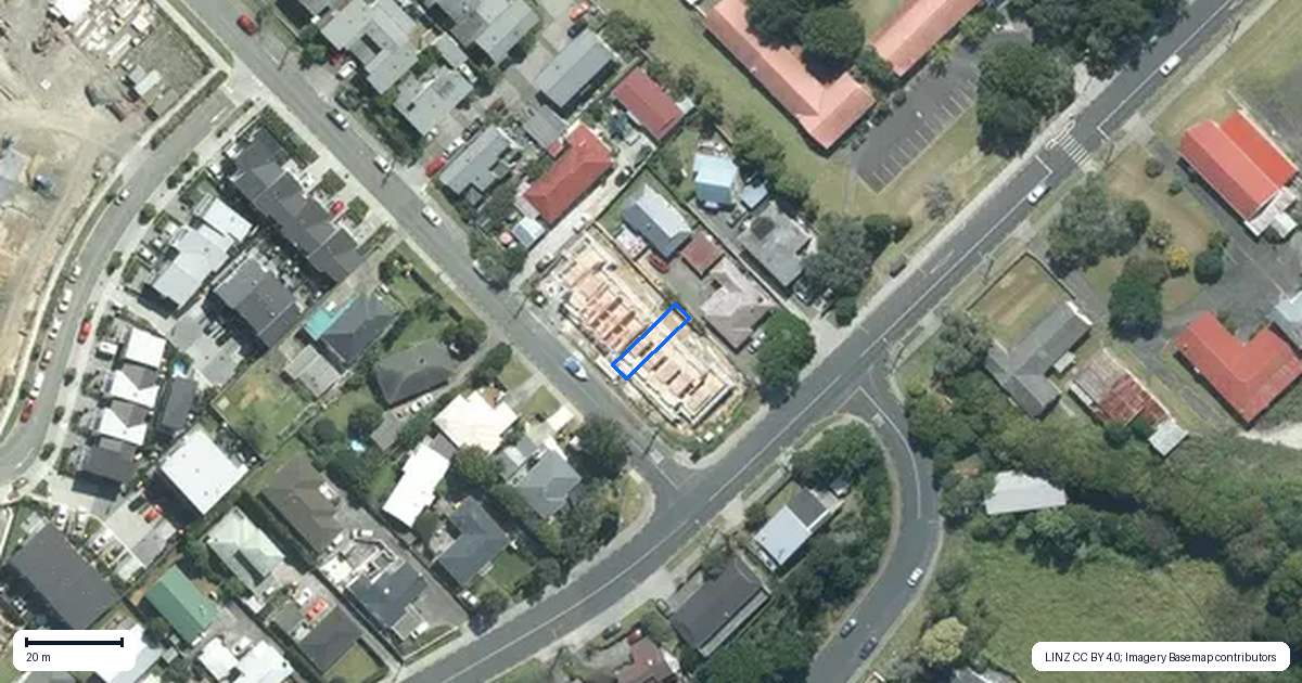 Property context map for 6/98 Tonar Street, Northcote, Auckland