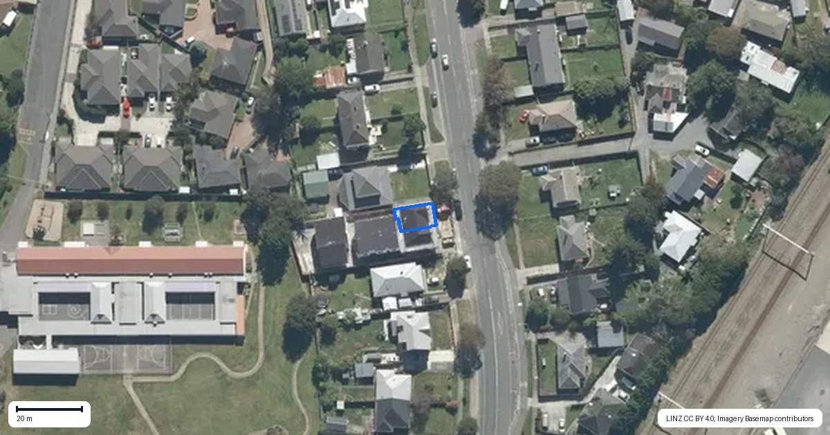 Property context map for 8/1243 High Street, Taita, Lower Hutt