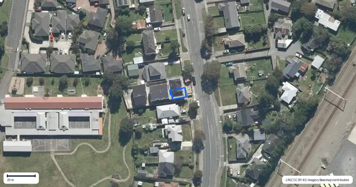 Property context map for 7/1243 High Street, Taita, Lower Hutt