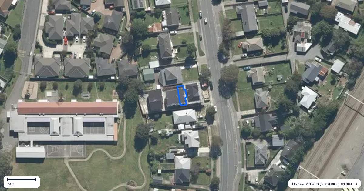 Property context map for 6/1243 High Street, Taita, Lower Hutt
