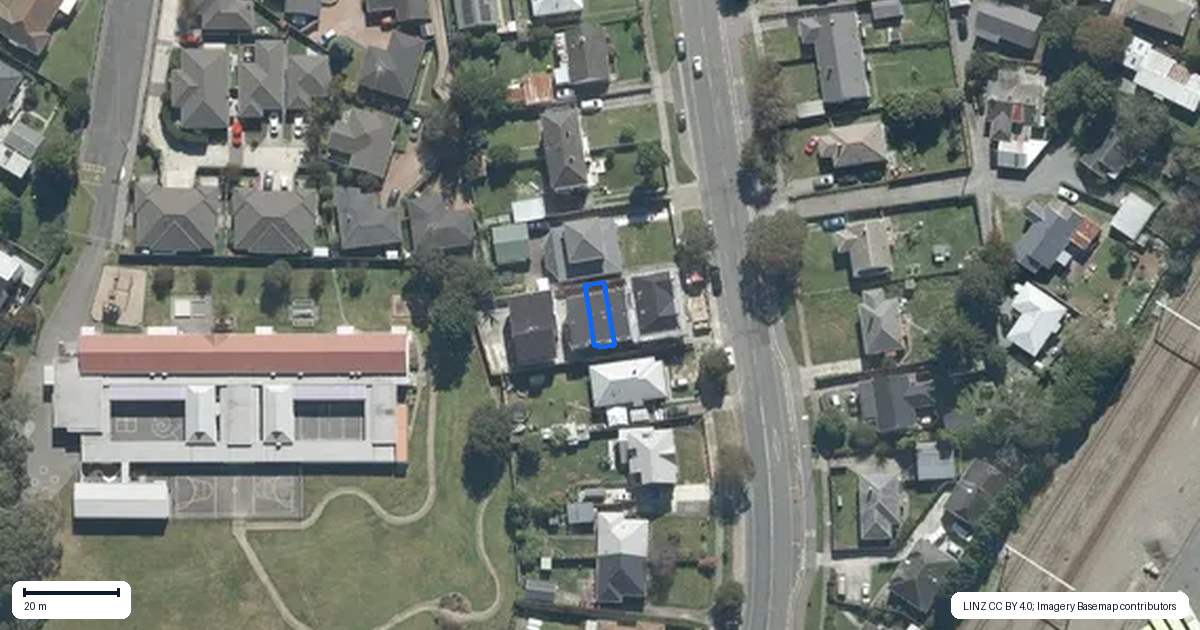 Property context map for 5/1243 High Street, Taita, Lower Hutt