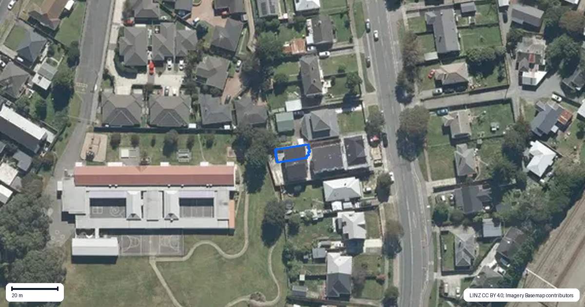 Property context map for 3/1243 High Street, Taita, Lower Hutt