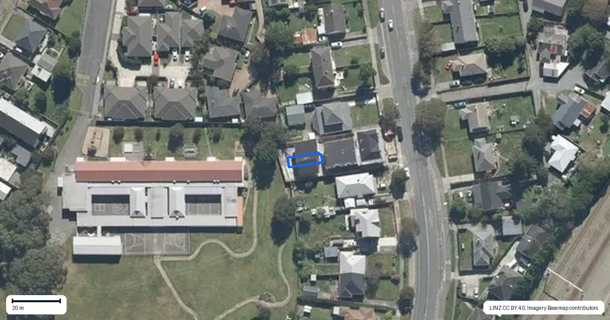 Property context map for 2/1243 High Street, Taita, Lower Hutt