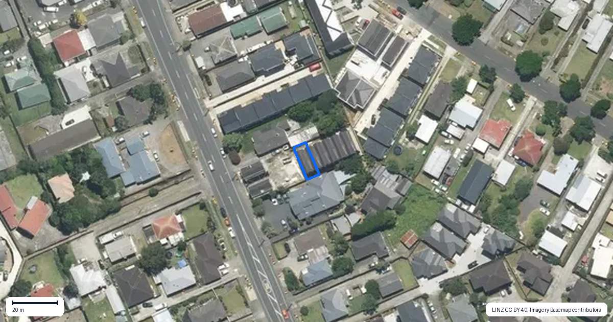 Property context map for 2/163 Russell Road, Manurewa, Auckland