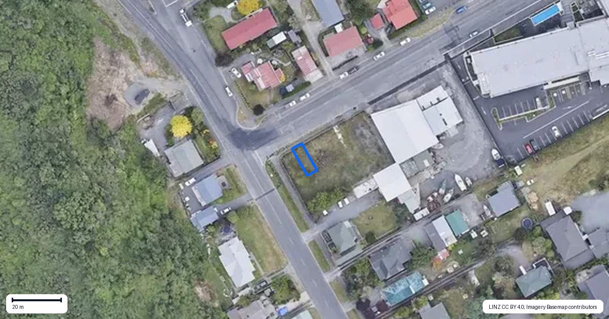 Property context map for 2/17 Yarmouth Street, Kaikoura