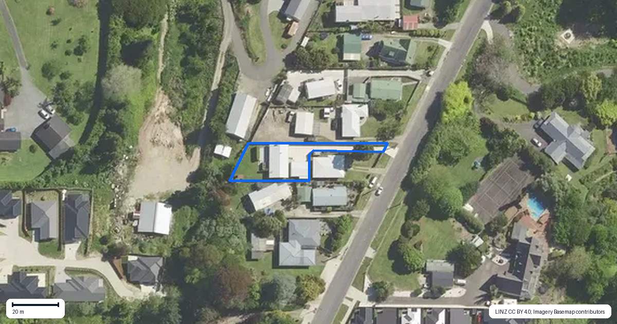 Property context map for 73 Dunlop Road, Te Puke