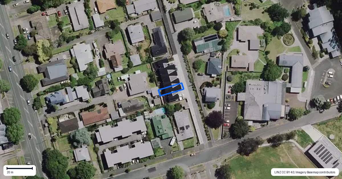 Property context map for 2/19 Beale Street, Hamilton East, Hamilton