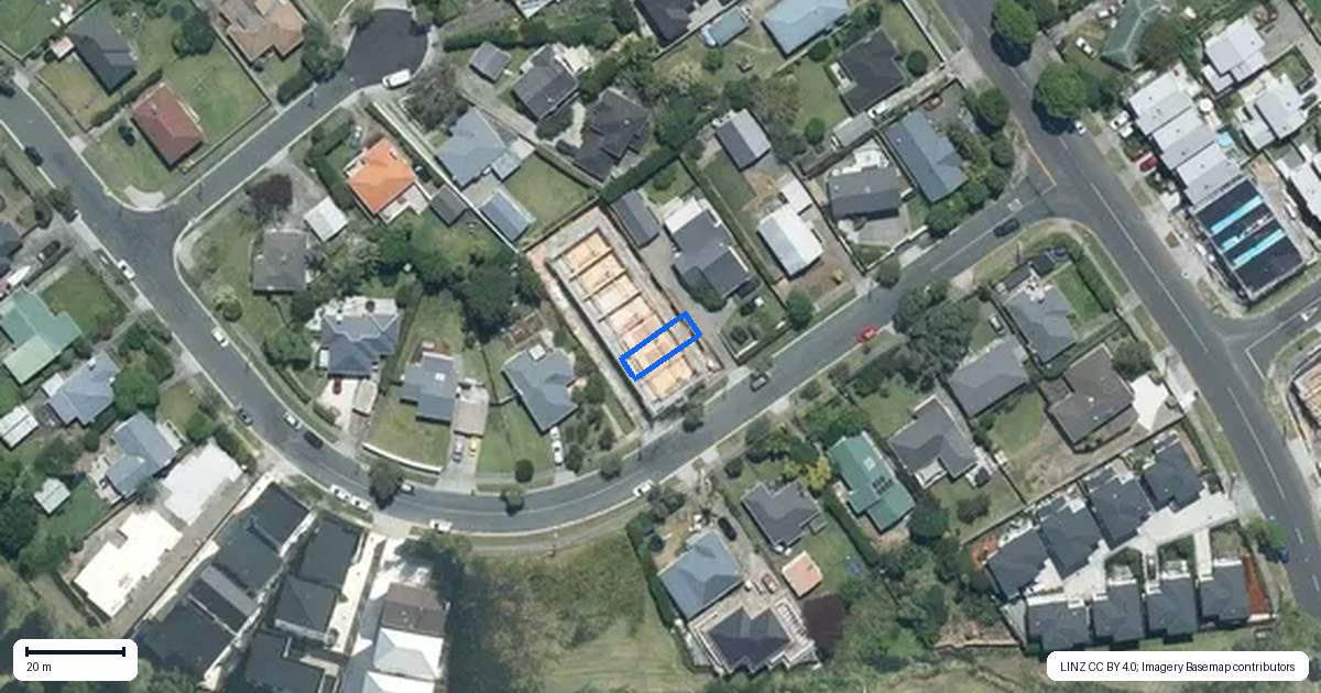 Property context map for 2/16 Sloane Street, Glen Innes, Auckland