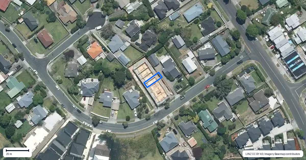 Property context map for 4/16 Sloane Street, Glen Innes, Auckland