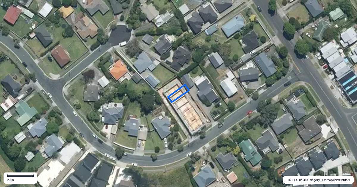 Property context map for 6/16 Sloane Street, Glen Innes, Auckland