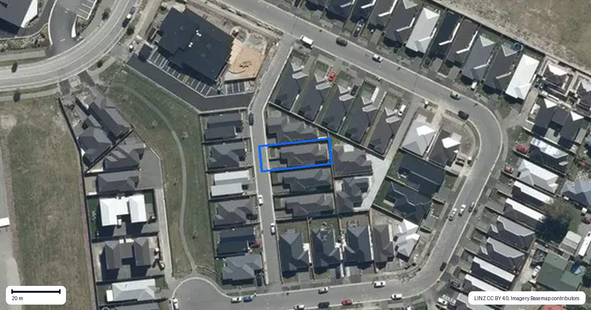 Property context map for 3A Clontarf Lane, Belfast, Christchurch