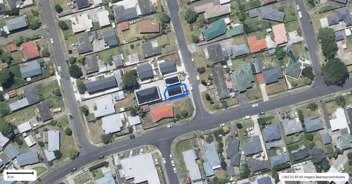 Property context map for 4A Osprey Street, Pakuranga, Auckland
