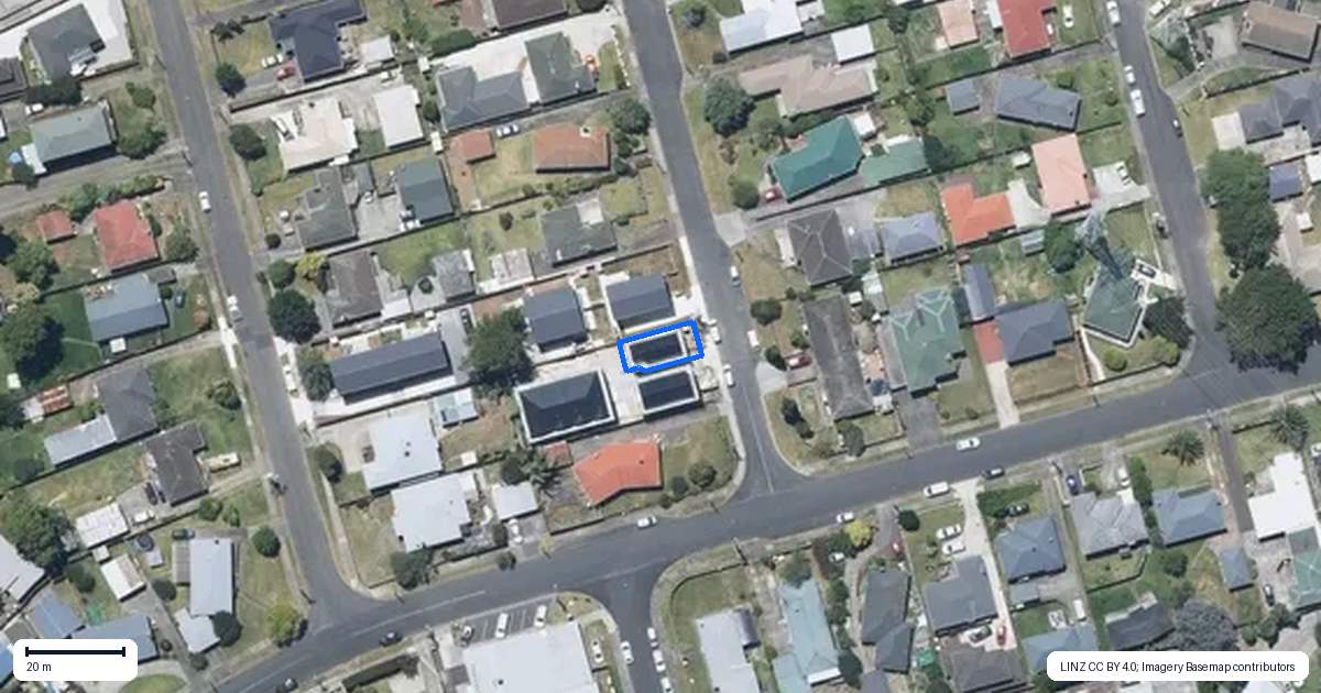 Property context map for 4B Osprey Street, Pakuranga, Auckland