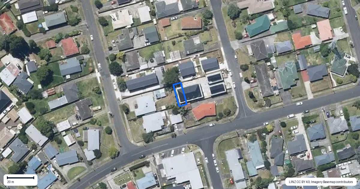 Property context map for 4F Osprey Street, Pakuranga, Auckland