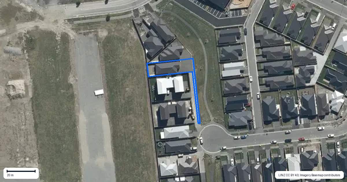 Property context map for 75 Chrysolite Place, Belfast, Christchurch
