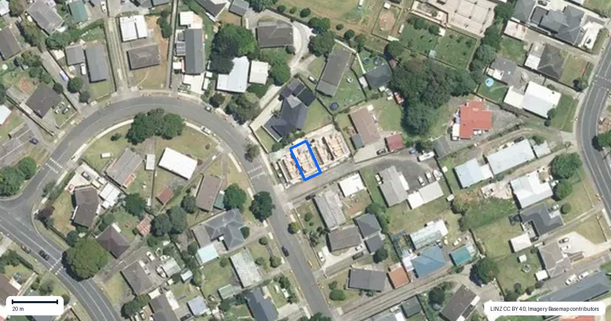 Property context map for 67B Beeston Crescent, Manurewa, Auckland