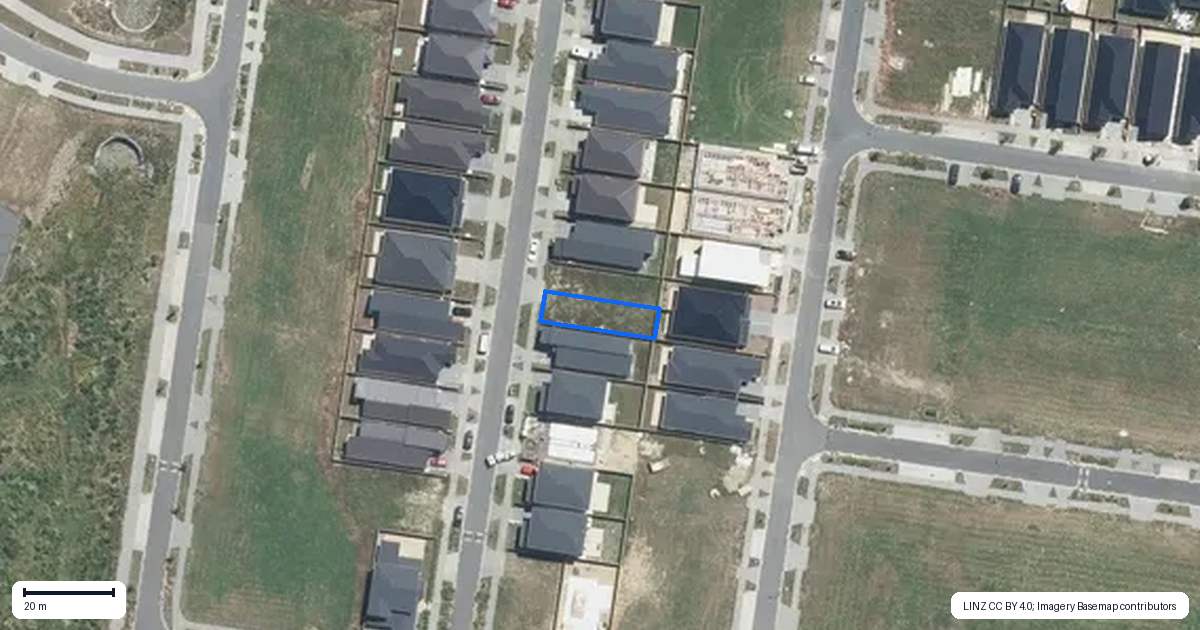 Property context map for 13B Woven Place, Karaka, Papakura