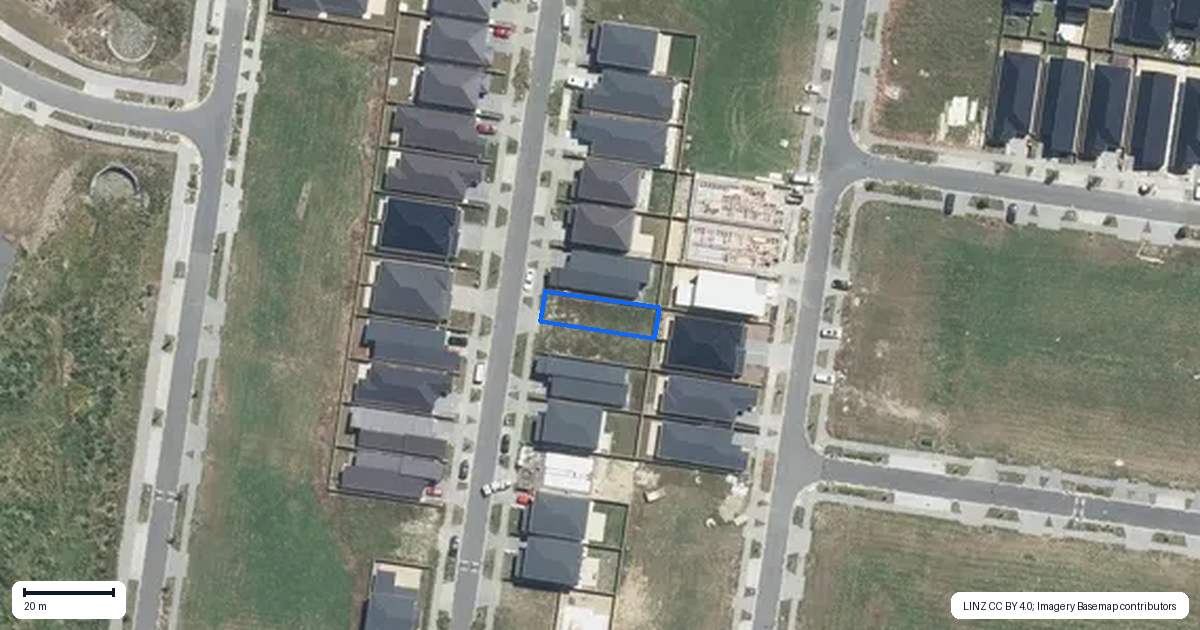 Property context map for 13A Woven Place, Karaka, Papakura