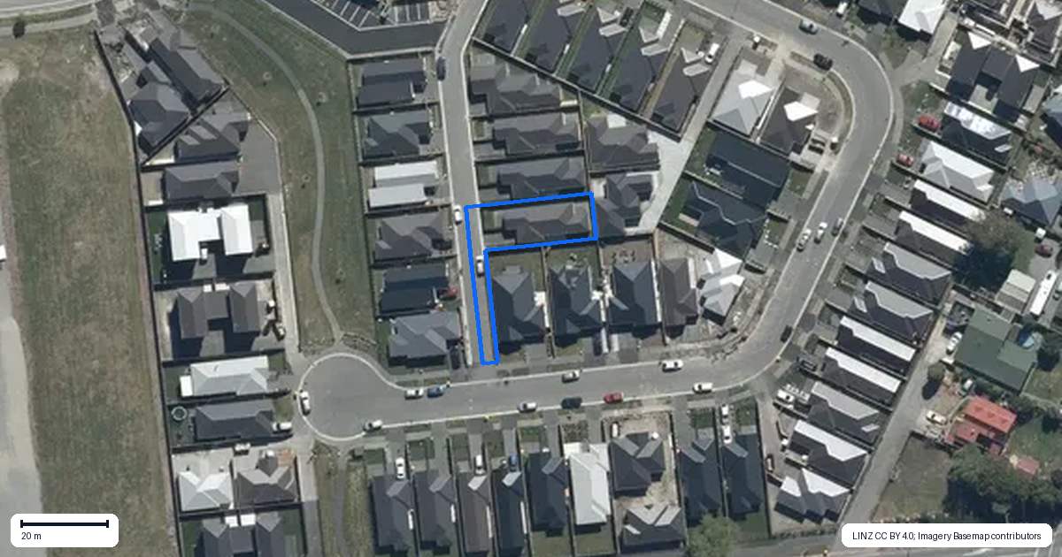 Property context map for 5A Clontarf Lane, Belfast, Christchurch