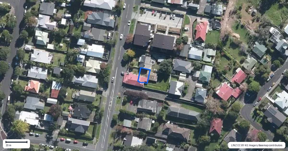 Property context map for 2/53 Woodward Road, Mount Albert, Auckland