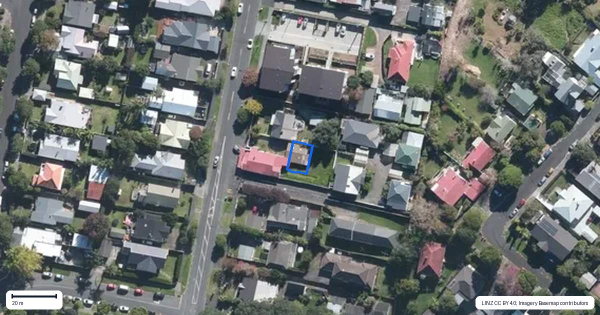 Property context map for 3/53 Woodward Road, Mount Albert, Auckland