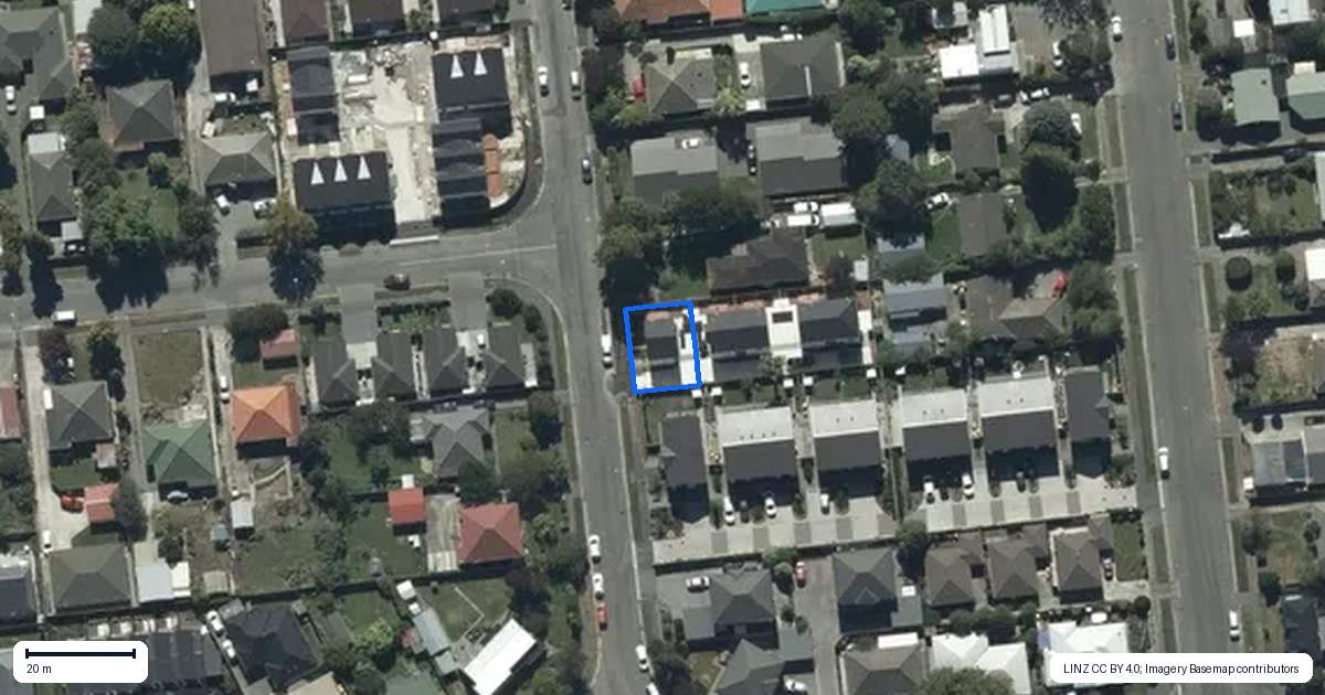 Property context map for 1/55 Centennial Avenue, Riccarton, Christchurch