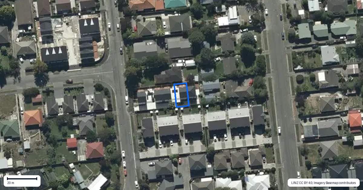 Property context map for 4/55 Centennial Avenue, Riccarton, Christchurch