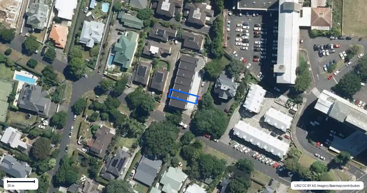 Property context map for 2/24 Claude Road, Epsom, Auckland