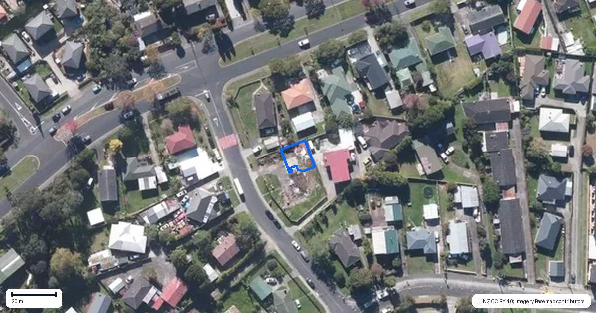 Property context map for 4B Zodiac Street, Henderson, Auckland