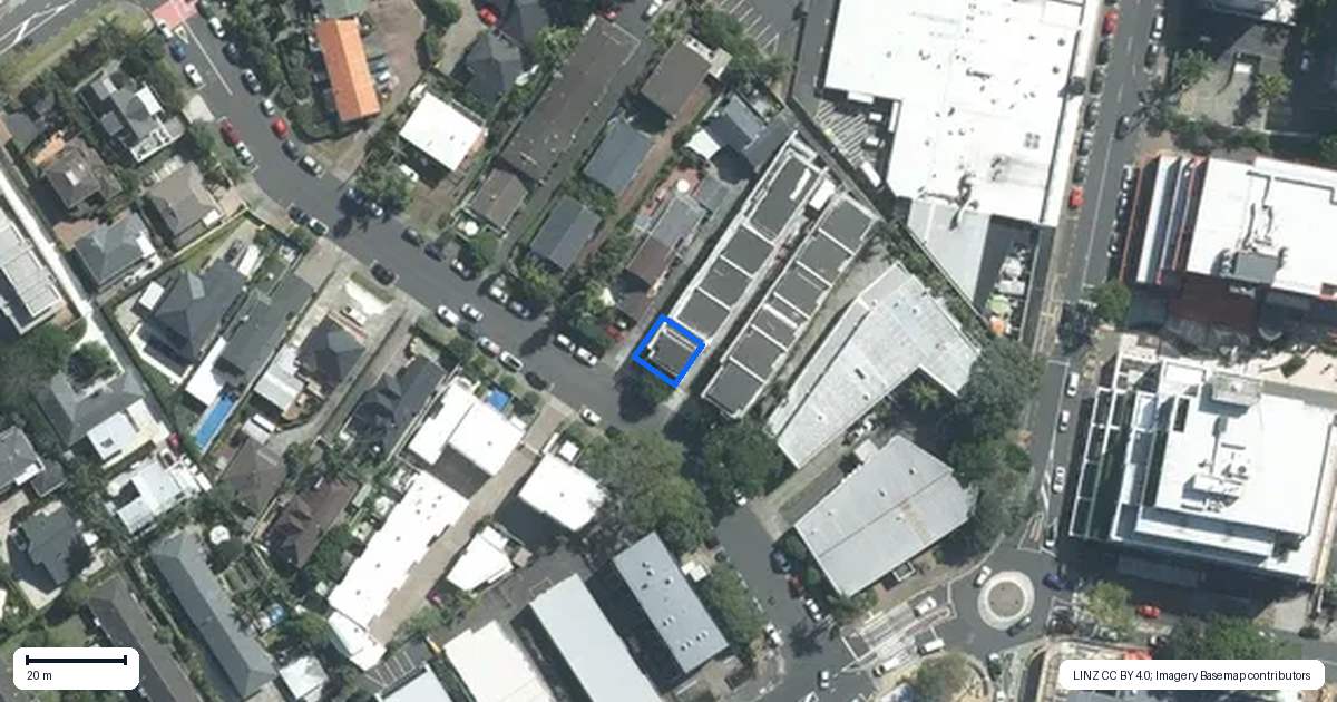 Property context map for 1/3A Campbell Road, Takapuna, Auckland