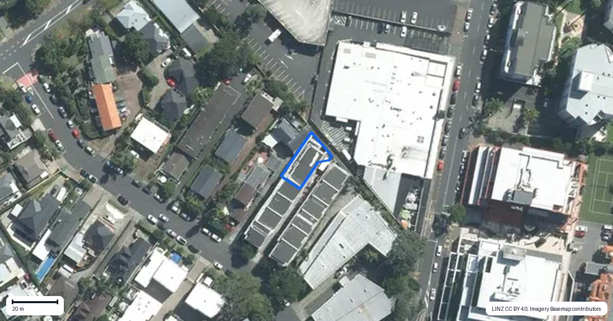 Property context map for 5/3A Campbell Road, Takapuna, Auckland