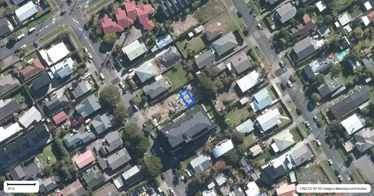Property context map for 13D Walmer Road, Point Chevalier, Auckland