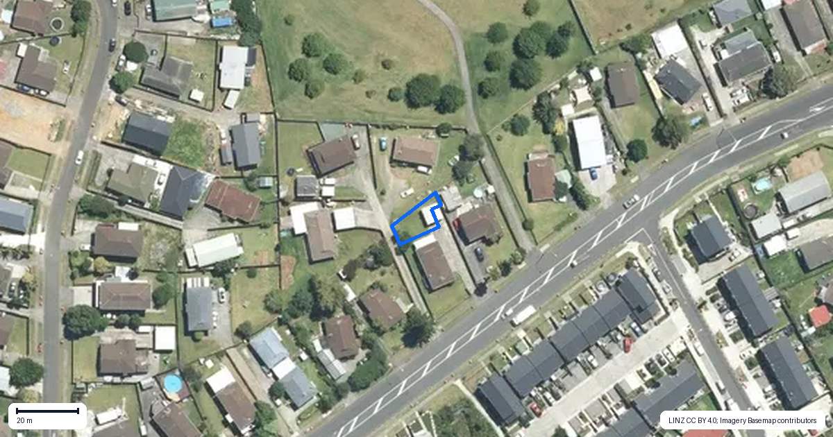 Property context map for 193D Mahia Road, Wattle Downs, Auckland